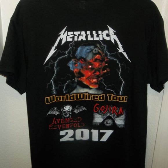 Very Rare Metallica Worldwired Tour Tshirt Avenged - Picture 2 of 2